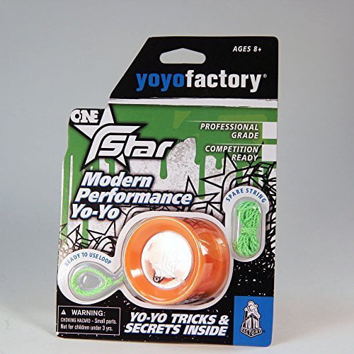 Details about   YoYoFactory OneStar Orange Yo-Yo 