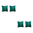 thumbnail image 4 of Maytalsory 2x Stylish And Luxurious Ambiance Velvet Cushion Cover Symmetrical Gold Thread green 2Set, 4 of 6