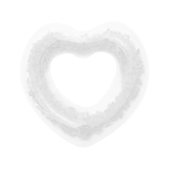 Feather Love Swimming Ring-White-70#sport equipment