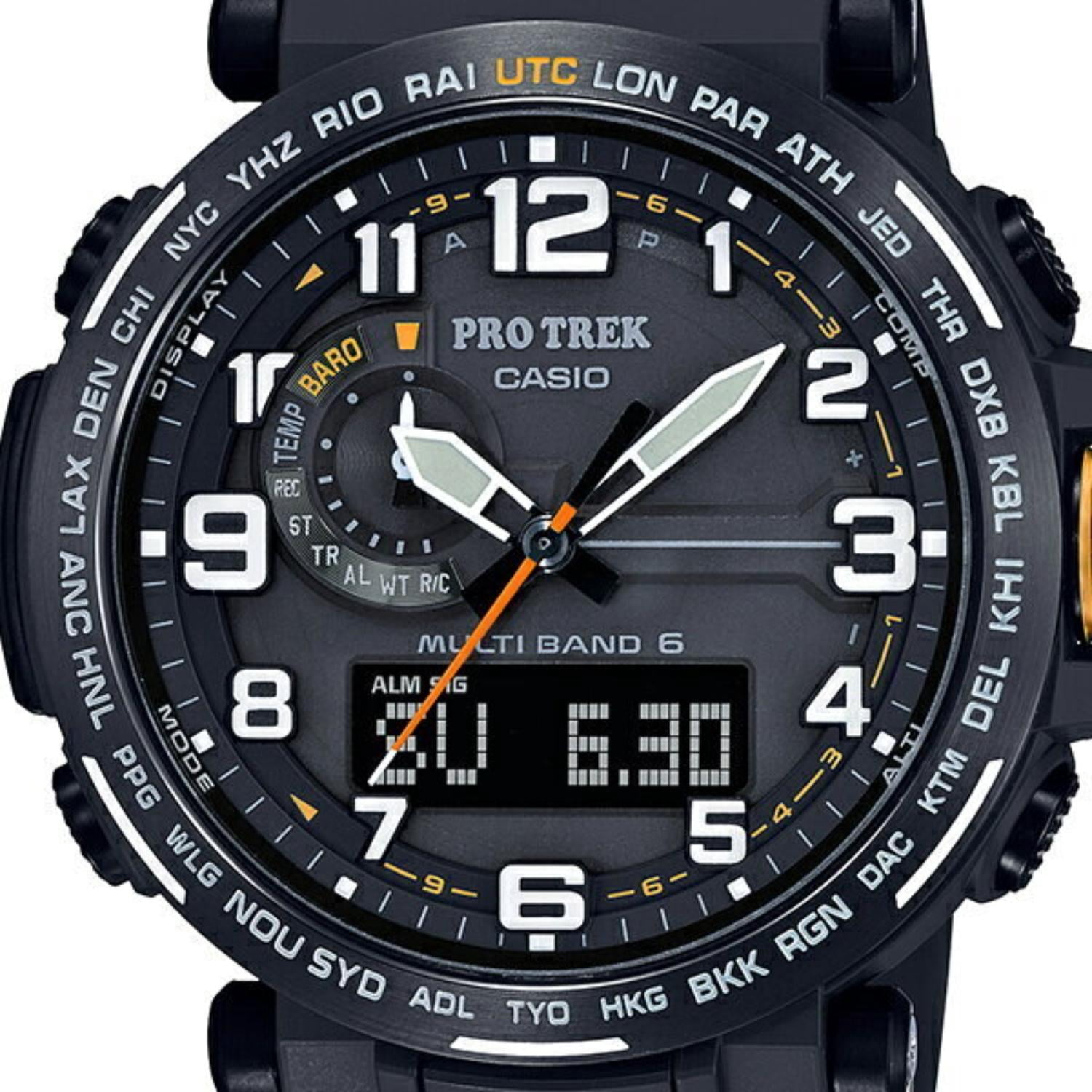 Casio Pro Trek Analog-Digital Triple Sensor Solar Powered Watch