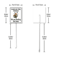 thumbnail image 6 of Eveokoki (7x8.8) IN Pardon The Weeds We're Feeding The Bees Yard Sign With Metal Stake For Garden Farm Decor Save The Bees Pollinator Lawn Signs Wildflowers Outdoor Decorations, 6 of 6