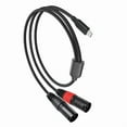 thumbnail image 4 of USB C to Dual XLR Male Stereo Audio Cable, Professional Type C Converter Adapter Cord for Amplifiers and Mixers, 4 of 10