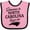 Pink and Black, variant on Inktastic Someone in North Carolina Loves Me Boys or Girls Baby Bib