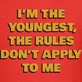 thumbnail image 3 of CafePress - I'm The Youngest Kids Dark T Shirt - Dark T-Shirt Kids XS-XL, 3 of 4