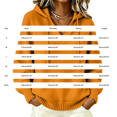 thumbnail image 3 of Yigetop Fall Sweaters for Women Loose Lightweight Knit Hoodie Pullover Versatile Spring Winter Casual Top X2_Orange S, 3 of 3