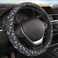 thumbnail image 4 of Cauagu Space Cars Print Car Steering Wheel Cover - Universal Car Accessory for Diverse Cars for Steering Wheel with a Diameter of 14.5"-15", 4 of 7