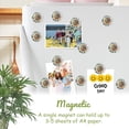 thumbnail image 3 of Strong Refrigerator Magnet Fridge Sticker, Stunning Color - Wheel Bloom 12Pcs Beautiful Photo Decorative Magnet Set, Small Round Crystal Glass Craftwork for Refrigerator Decor, 3 of 4