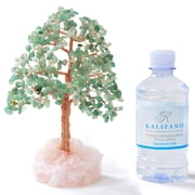 Kalifano K965R-AV Aventurine Bonsai Tree of Life with 414 Crystals