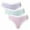 lace trim, variant on Charmo Women's Cotton Stretch Hipster Panties Assorted Cotton Soft Underwear 4 Packs