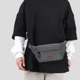 thumbnail image 4 of Bolso bandolera para hombre | Bolso de pecho bandolera bandolera de gran capacidad | Tela ligera y duradera | Mochila de equitación para deportes de viaje al aire libre | Múltiples compartimentos |, 4 of 6