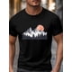 thumbnail image 3 of Men's T-Shirt,Short Sleeve Tee Shirt Casual Tops Retro Sunrise Forest Crew Neck T Shirts for Men, 3 of 8