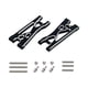 thumbnail image 4 of 2x Brazos Oscilantes Inferiores Traseros para Coche RC, Accesorios de Mejora, Aleación de Aluminio, Repuestos, para Camión Wltoys 244016 a Escala 1:24 Plata negra, 4 of 8