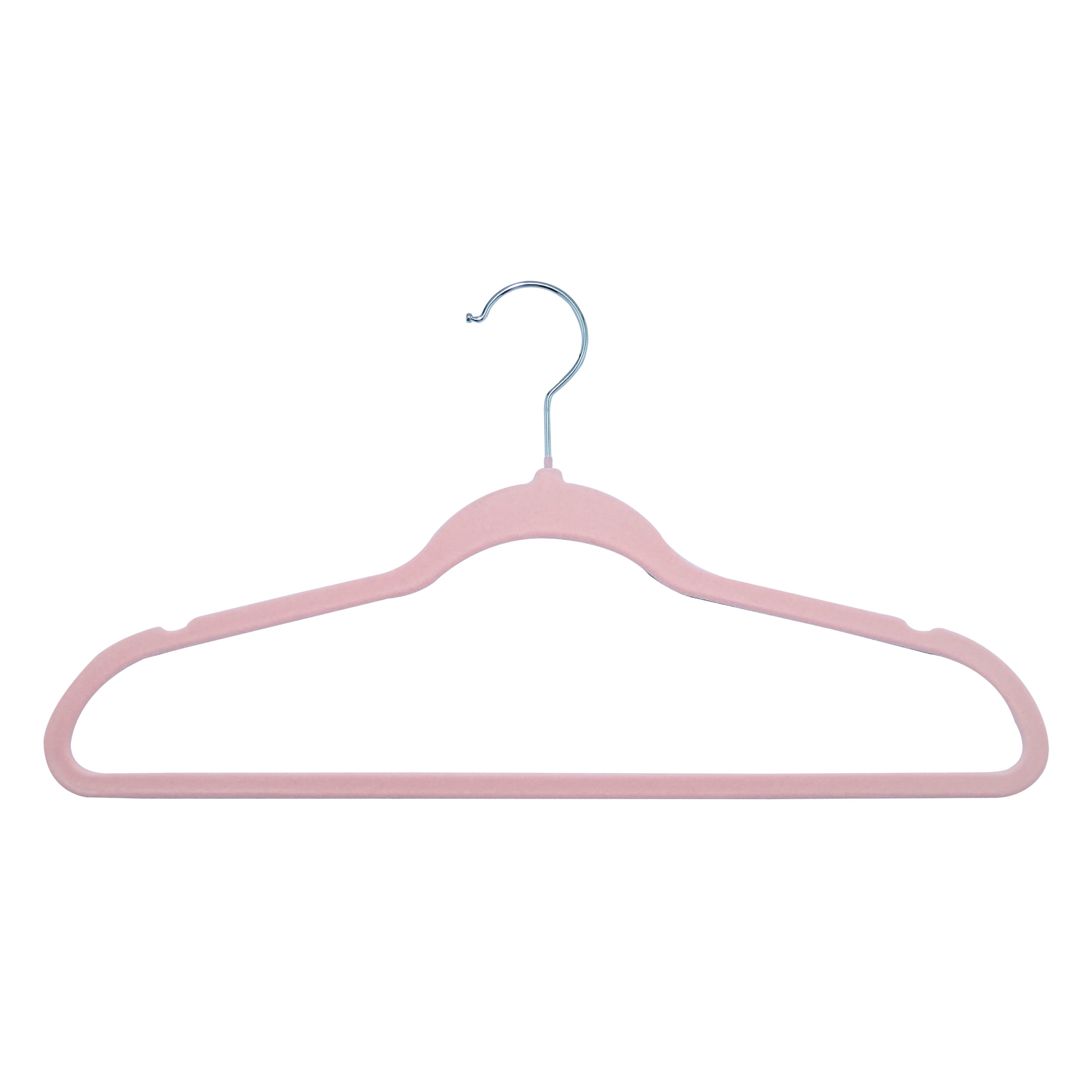 ClosetSelect Velvet Hangers, Pink 50 Count