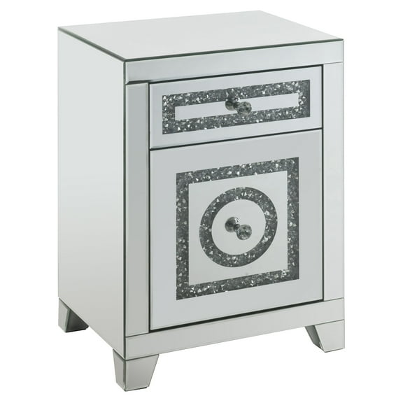 ACME Noralie Rectangular Accent Table in Mirrored