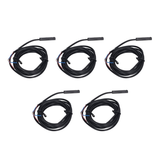 Sensor De Proximidad Magnético De 5 Uds. Sensor De Aproximación De Alta Frecuencia 2 Cables Normalmente Abierto AC DC 5-240V 100mA Para Máquina, Fabricación De Papel, Industria Ligera