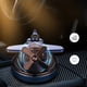 thumbnail image 5 of Ambientador solar para coche con decoración retro de avión, potente motor giratorio en forma de avión. Azul oscuro, 5 of 7