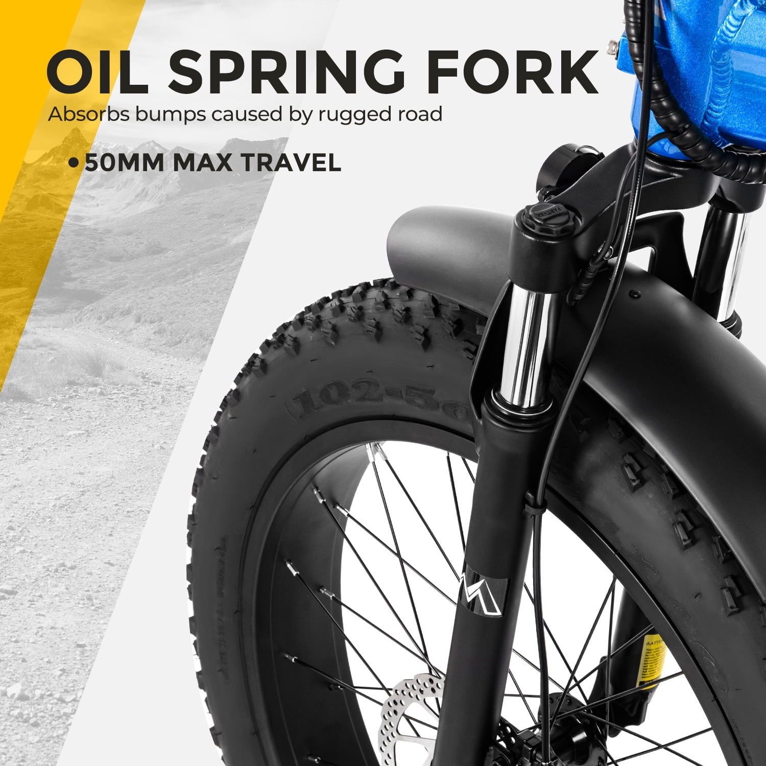MAXFOOT MF32 Electric Tricycle for Adults, 750W Rear Drive Motor 3 Wheel Electric Bicycle with Suspension Fork, 85 Miles, 48V 20Ah UL Certified Battery, Fat Tire Electric Trike with Rear Differential