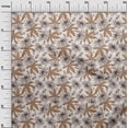 thumbnail image 3 of oneOone Polyester Spandex Brown Fabric Floral Sewing Fabric By The Yard Printed Diy Clothing Sewing Supplies 56 Inch Wide, 3 of 5
