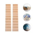 thumbnail image 4 of Shisuyan 2pcs Mini House Staircase Miniature Wooden Stairs Without Handrail DIY Accessory, 4 of 8