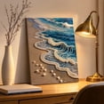 thumbnail image 5 of 5D Diamond Art Pearl Painting Kits for Adults,Special Shape Diamond Art Kits for Wave, DIY 3D Plastic Pearl Painting Kit for Home Wall Decoration 12 × 16 inch, 5 of 8