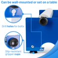 thumbnail image 6 of IDL Packaging 18" Manual Label and Tape Dispenser, 2" and Up Core Size, Adjustable Roll Width - Tabletop & Wall-Mounted Multi Roll Holder, 6 of 7