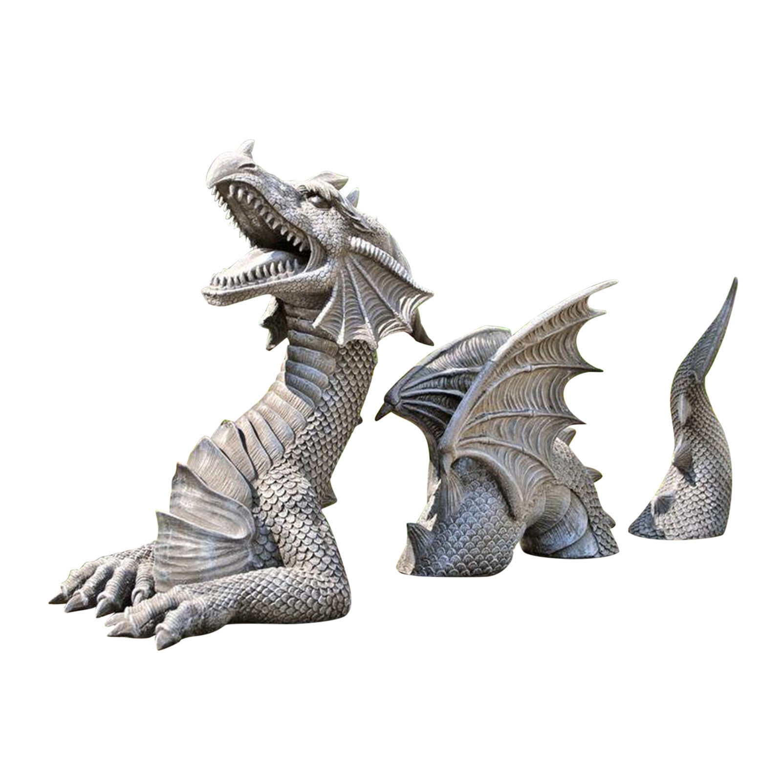 Vivid Arts Mythical Ornaments Realistic Hanging Rocking Dragons Cute Resin 
