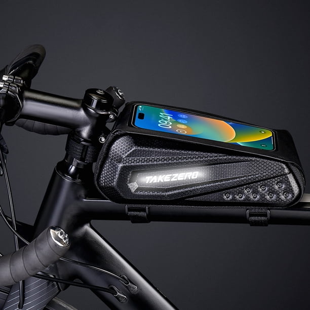Bolsa De Bicicleta Bolsa Para Cuadro De Bicicleta, 1L, Bolsa Para Bicicleta De Carretera, Diseño De Tapa Abatible Para Accesorios De Bicicleta Mtb Ndcxsfigh Accesorios para bicicletas
