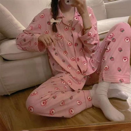 

CoCopeaunt Plaid Women Pajamas Korean Purple Girls Pyjamas Sets Autumn Pijamas Sleepwear Nightie Nightgown Loungewear Dropshipping