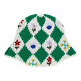 thumbnail image 4 of CoCopeaunts Knitted Plaid Flower Bucket Hat Autumn Women Fisherman Hats Girls Ladies Panama Bob Outdoor Beach Suncap Femme Basin Cap Gorros, 4 of 6