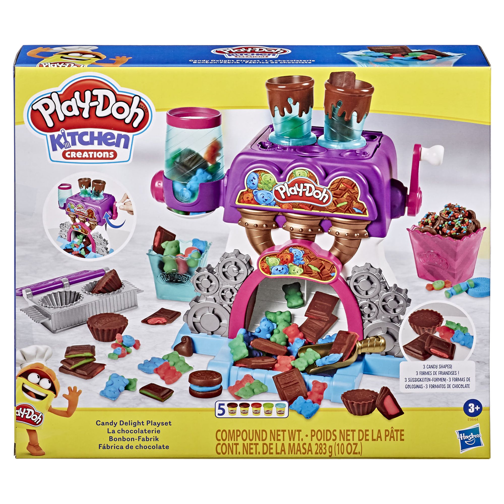 Play-Doh Kitchen Creations Candy Delight Play Dough Set - 5 Color (5 Piece) - image 3 of 11