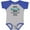 Baseball Heather and Royal, variant on Inktastic Happy Father's Day Best Ever Boys or Girls Baby Bodysuit
