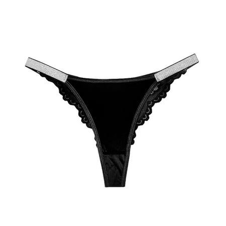 uublik Lace Panties for Women Sexy Black Ladies Seamless Brief Lightweight Womens Lace Panties