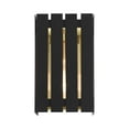 thumbnail image 3 of 20751-04-Livex Lighting-Greenwich - 10 One Light Outdoor Wall Lantern Black/Satin Brass Finish with, 3 of 8