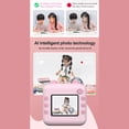 thumbnail image 3 of Graflsoa P03 2.4" Kids Instant Camera with 200DPI Thermal Printer, 1080P HD Recording, 2400W Pixel, Fun Stickers, One-Touch Capture & Print, Blue, Includes 1 Paper Roll & Built-in Battery, 3 of 6