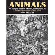 Dover Pictorial Archive Animals: 1419 Royalty-Free Illustrations of Mammals, Birds, Fish, Insects, Etc., (Paperback)