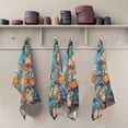 thumbnail image 5 of Exotic Flowers Blossom Dish Towels for Kitchen Soft Tea Towel Set of 4 Absorbent Dishcloths Hand Towels for Drying Dish Cloths 28" x 18" Washcloth Gift, 5 of 7