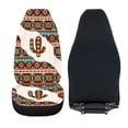 thumbnail image 6 of XYZCANDO Cactus Pattern Car Seat Covers for Man Decorative Car Seat Protector Auto Accessories Interior Accessories, for Sedan Truck Van, 6 of 10