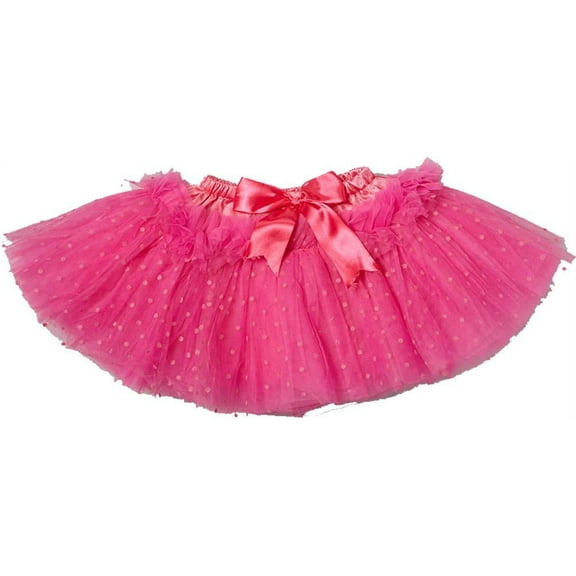 Wenchoice Hot Pink Polka Dot Tutu Girl's M(3T-4T)