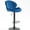 Blue, variant on Blue Adjustable Kitchen Pub Bar Chairs With Back And Footrest, Of 2 Counter Height Coastal Stools Height,