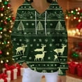 thumbnail image 2 of Lorytime Christmas Oversized Hoodies for Women Reindeer Print Sweatshirt Long Sleeve Pullover with Pocket Tops for Holiday, 2 of 5