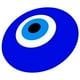 thumbnail image 3 of Acrílico mal de ojo decoración de pared azul mal de muro decoración de arte de la pared del ojo mal de la pared calcomanía, 3 of 5