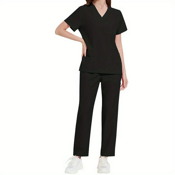 Nurse Workwear Protective Professional Tooling Technician Clothes Unform Anesthesia Brush Hand Clothes Multi-color Split Suit