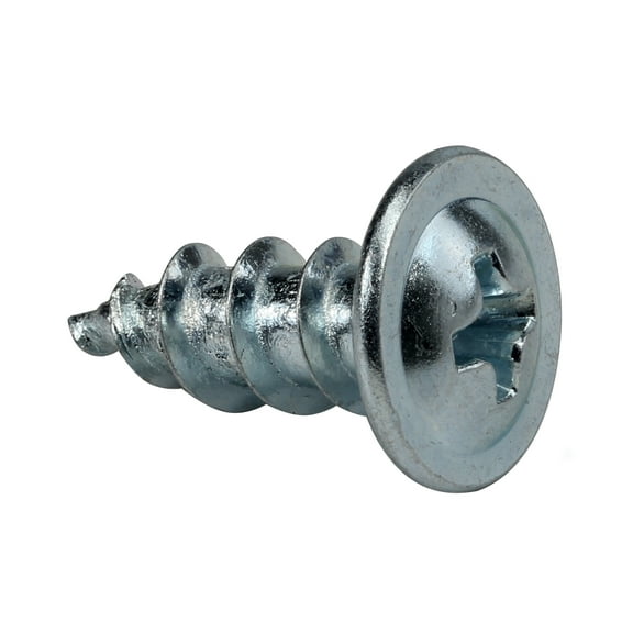 Rok Hardware 100 Pack #8 x 1/2" Standard Thread Phillips Truss Head Screws, Zinc