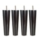 thumbnail image 1 of 4 piezas de 4'', 5'', 6'' y 8'' patas cónicas de madera maciza para sofá, gabinete, silla, muebles Negro 20cm H, 1 of 9