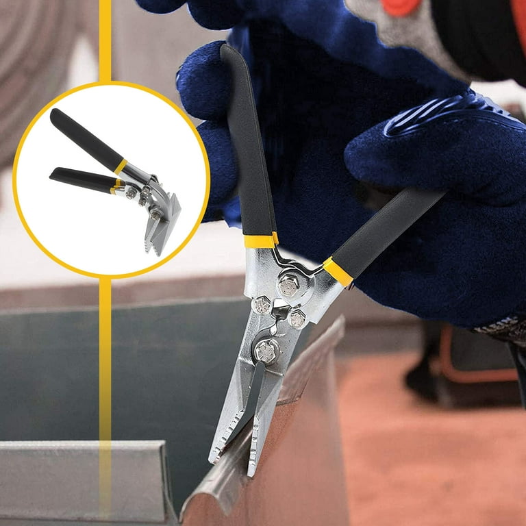 Sheet Metal Bender Form Edge Seamer Flattening Tool 150mm Duckbill Pliers