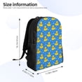 thumbnail image 4 of Junzan Cute Yellow Rubber Ducks Pattern Backpacks,Travel Laptop Backpack Bookbag Travel Durable Daypack Fits 15 Inch Computer for Men Women, 4 of 8