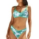 thumbnail image 2 of Trajes de baño Amzcrzy Tankini para mujer, trajes de baño, traje de baño, bikini de moda de primavera 2025 para mujer, conjunto de traje de baño dividido con cuello colgante, verde, XL, 2 of 9