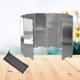 thumbnail image 3 of Juego de 10 parabrisas de aluminio para barbacoa al aire libre, plegables, para acampar y picnic., 3 of 6