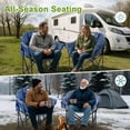 thumbnail image 7 of Sunyrisy Oversized Heated Camping Chair, Folding Outdoor Chair with 3 Heat Settings, Dual-Zone Heating, Supports up to 500 lbs, Portable Heated Chair for Camping, Fishing and Sports Events, 7 of 7