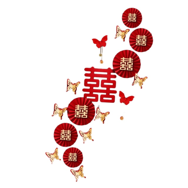 Traditional Chinese Wedding Decorations for Home Decoration Corridor Bedroom C